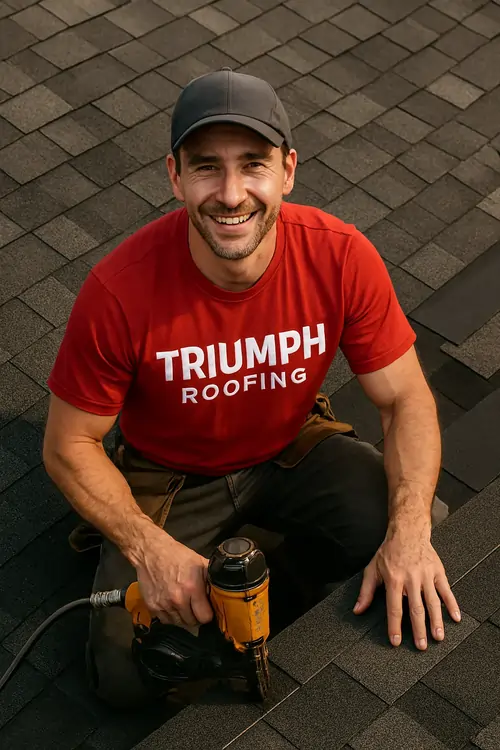 Homeowner calling Triumph Roofing for a roof quote in Myers Park, Charlotte NC